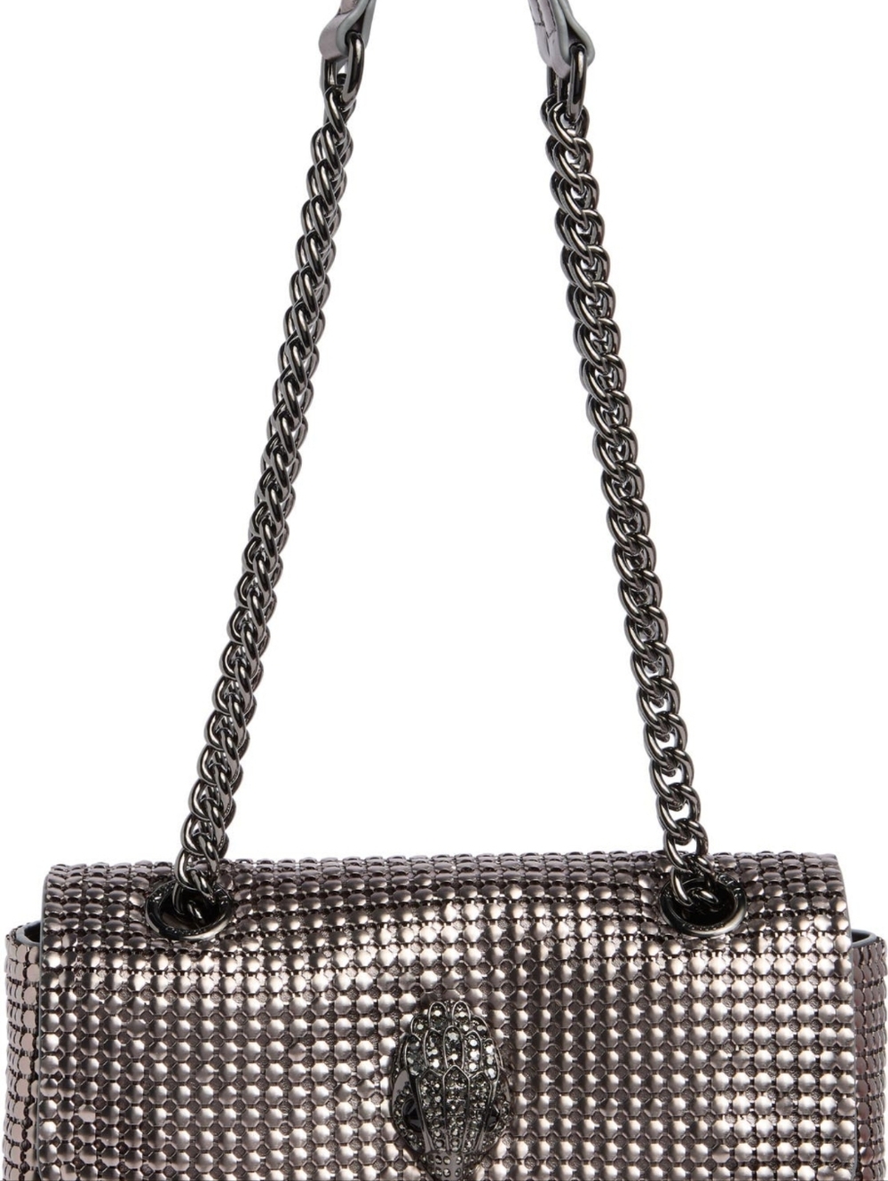 Kurt Geiger Newest Shoulder Bag with Gold Metaleather Chain - Picture 7 of 10